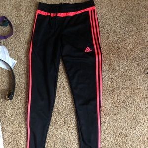 Adidas hot pink sweatpants/joggers
